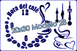 - Stencil 20x30cm Modelo 028 -